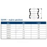 Муфта PP-MD двухраструбная бесшумная светло-серая Skolan dB SKMM Дн 160 (DN150) б/нап в/к Ostendorf 337510