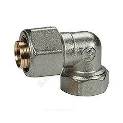 Угольник МП латунь обжим Дн 18х1/2"х90гр ВР R563AM Giacomini R563MX052