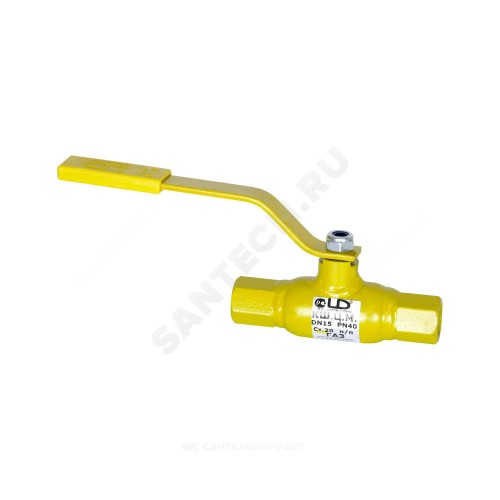 Кран шаровой сталь газ КШ.Ц.М.GAS Ду 32 Ру40 ВР L=135мм LD КШ.Ц.М.GAS.032.040.Н/П.02