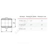 Ниппель латунь Ду 20 (3/4") НР VALFEX VF.582.L.034