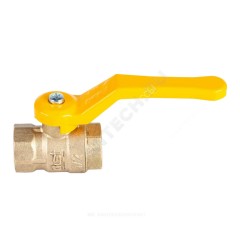 Кран шаровой латунь газ Стандарт Ду 20 Ру40 ВР полнопроходной рычаг Dist 412Р