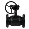 Кран шаровой сталь 09Г2С Ballomax КШТ 61.103 Ду 150 Ру16 фл L=350мм с редуктором BROEN КШТ 61.103.150.Р.16