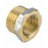 Футорка латунь никель Ду 32х20 (1 1/4"х3/4") НР/ВР 9024 ГОСТ 32585-2013 Aquasfera 9024-06