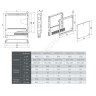 Шкаф коллекторный встраиваемый сталь ШРВ R500-2 1200х85-130х650-740мм Giacomini R500Y225