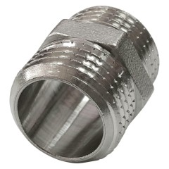 Ниппель латунь никель Ду 50 (2") НР VALFEX VF.582.N.200