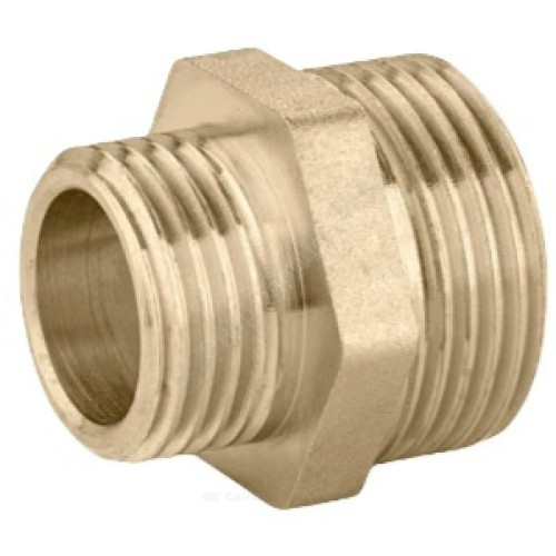 Ниппель латунь переходной Ду 20х15 (3/4"х1/2") НР LD LD.65.503.2015