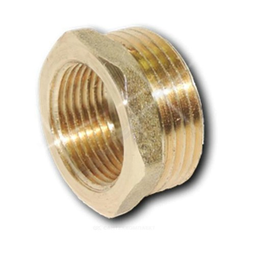 Футорка латунь Ду 25х20 (1"х3/4") НР/ВР Цветлит ZW50116
