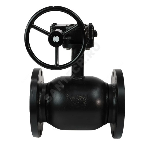 Кран шаровой сталь 09Г2С Ballomax КШТ 61.103 Ду 300 Ру16 фл L=632мм с редуктором BROEN КШТ 61.103.300.Р.16