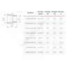 Ниппель латунь никель переходной Ду 25х20 (1"х3/4") НР VALFEX VF.580.N.100.034