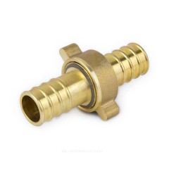 Соединитель штуцерный латунь разъемный для шланга Дн 25 9105 Aquasfera 9105-04