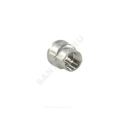 Муфта латунь никель переходная Ду 15х10 (1/2"х3/8") ВР/ВР SantechSystems