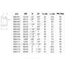Футорка латунь никель Ду 15х8 (1/2"х1/4") НР/ВР 9024 ГОСТ 32585-2013 Aquasfera 9024-11