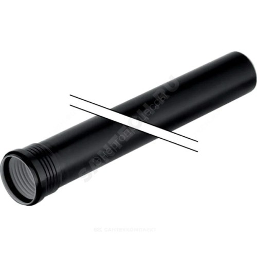 Труба PP-MD с раструбом бесшумная Silent-PP Дн 90х3,1 L=1,0м в/к Geberit 390.404.14.1