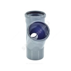 Крестовина PP-H 1-плоскостная тыльная серая Дн 110х110х50х45гр б/нап в/к RTP (РосТурПласт) 36469