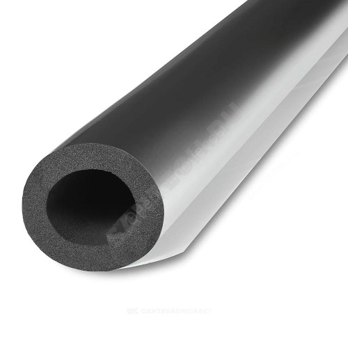 Трубка вспененный каучук ST 160/25 L=1м Тмакс=110°C черный с покрытием AL CLAD K-flex 25160214303CL