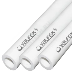Труба PP-R белая Дн 110х10 Ру10 SDR11 Т<20С L=4м VALFEX 10103110