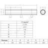 Коллектор латунь 1 1/4" ВР/ВР на 6 вых 3/4" ВР м/о 100мм R582A Giacomini R582AY006
