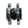 Компенсатор резиновый антивибрационный EPDM DI7240N Ду 150 Ру10/16 фл L=180мм Tecofi DI7240N-0150 сжатие/растяжение 20 мм/12 мм