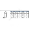 Футорка латунь никель Ду 25х20 (1"х3/4") НР/ВР SantechSystems