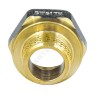 Переход латунь никель реборда Ду 25х20 (1"х3/4") ВР/НР 9021 ГОСТ 32585-2013 Aquasfera 9021-03