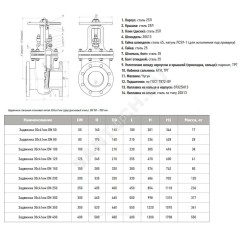 Задвижка клиновая сталь газ 30лс41нжХЛ Ду 250 Ру16 фл МЗТА