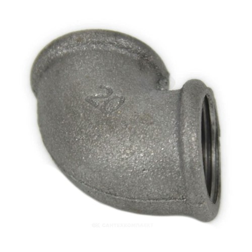 Угольник проходной чугун Ду 40 (1 1/2") ВР/ВР Fittex