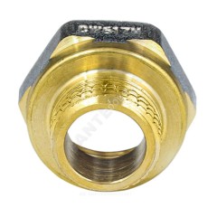 Переход латунь никель реборда Ду 32х20 (1 1/4"х3/4") ВР/НР 9021 ГОСТ 32585-2013 Aquasfera 9021-05