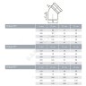 Отвод НПВХ коричневый Дн 110х87гр б/нап в/к Агригазполимер