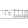 Ниппель прямой чугун Ду 25 (1") НР Fittex PLUS