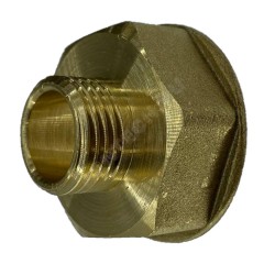 Переход латунь реборда Ду 15х10 (1/2"х3/8") ВР/НР LD LD.65.509.15х10