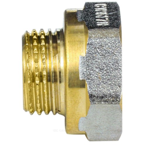 Переход латунь никель реборда Ду 40х25 (1 1/2"х1") ВР/НР 9021 ГОСТ 32585-2013 Aquasfera 9021-08
