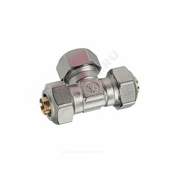 Тройник переходной МП латунь обжим Дн 32х26х32 R565AM Giacomini R565MX076