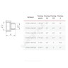 Переход латунь Ду 15х8 (1/2"х1/4") ВР/НР VALFEX VF.592.L.012.014