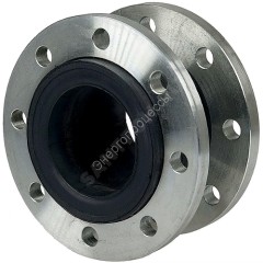 Компенсатор резиновый антивибрационный EPDM 700L Ду 80 Ру16 фл Тмакс=100С L=130мм Zetkama 700L080C00 сжатие/растяжение 12 мм/6 мм