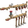 Узел коллекторный этажный латунь Ду 40 для учёта расхода ТЭ GE553-B3 3/4" 4 вых 1/2" Giacomini GE553Y044