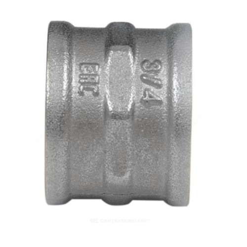 Муфта латунь никель Ду 32 (1 1/4") ВР 9018 ГОСТ 32585-2013 Aquasfera 9018-04