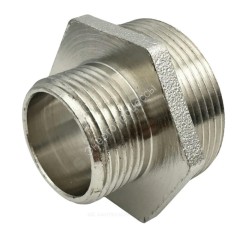 Ниппель латунь никель переходной Ду 50х25 (2"х1") НР SantechSystems