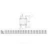 Компенсатор резиновый антивибрационный EPDM 700L Ду 150 Ру16 фл Тмакс=100С L=180мм Zetkama 700L150C00 сжатие/растяжение 16 мм/10 мм