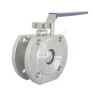 Кран шаровой нерж Ду 50 Ру40 межфл под электропривод с рукояткой ISO F05/F07 Benarmo