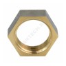 Контргайка латунь никель Ду 25 (1") ВР 9020 ГОСТ 32585-2013 Aquasfera 9020-03