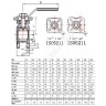 Кран шаровой нерж Ду 65 Ру16 межфл под электропривод с рукояткой ISO F07/F10 Benarmo