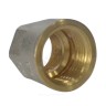 Муфта латунь никель переходная Ду 25х15 (1"х1/2") ВР/ВР 9019 ГОСТ 32585-2013 Aquasfera 9019-02