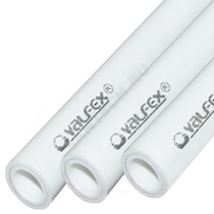 Труба PP-R белая арм алюминием Дн 25х4,2 Ру25 SDR6 Т<90С L=2м VALFEX 101040252