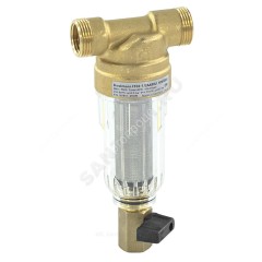 Фильтр сетчатый T-образный латунь Ду 25 Ру16 Тмакс=40 oC G1" НР FF06 Honeywell-Braukmann FF06-1"AA