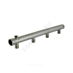 Коллектор нержавеющая сталь Ду 32 1 1/4" ВР/НР на 2 вых 3/4" НР м/о 150мм Элит-Металл 3200