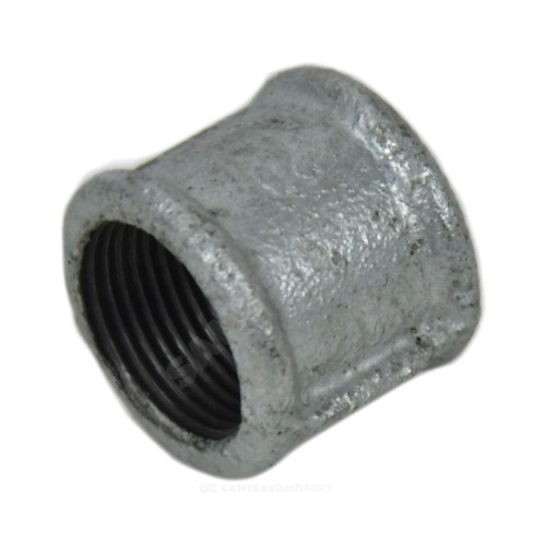 Муфта прямая чугун оц Ду 40 (1 1/2") ВР Fittex