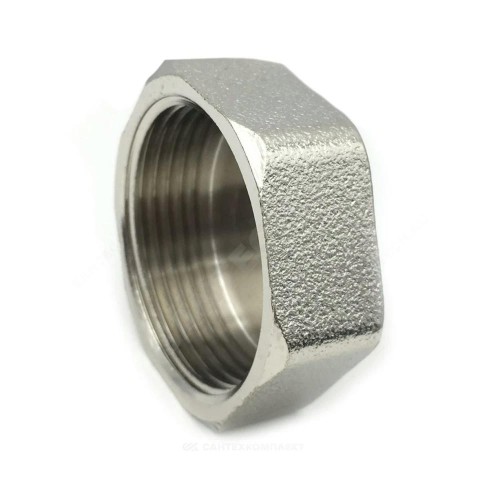 Заглушка латунь никель Ду 32 (1 1/4") ВР SantechSystems