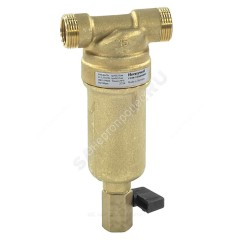 Фильтр сетчатый T-образный латунь Ду 25 Ру25 Тмакс=80 oC G1" НР FF06 Honeywell-Braukmann FF06-1"AAM