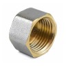 Заглушка латунь никель Ду 20 (3/4") ВР 9016 ГОСТ 32585-2013 Aquasfera 9016-02