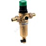 Фильтр сетчатый T-образный латунь Ду 15 Ру25 Тмакс=70 oC G1/2" НР FK06 с регулятором давления Honeywell-Braukmann FK06-1/2"AAM